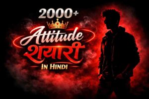 Attitude Shayari in Hindi stylish featured image