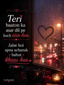 Love Filled Hinglish Shayari
