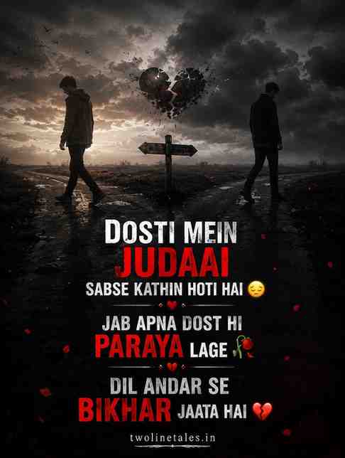Sad Shayari For Friend
