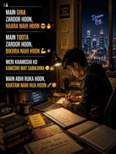 attitude motivation shayari