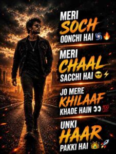 self confidence shayari